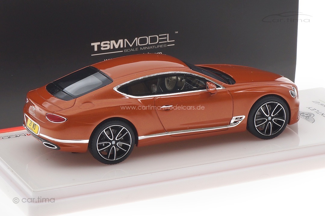 Bentley Continental GT Orange flame TSM 1:43 TSM430377