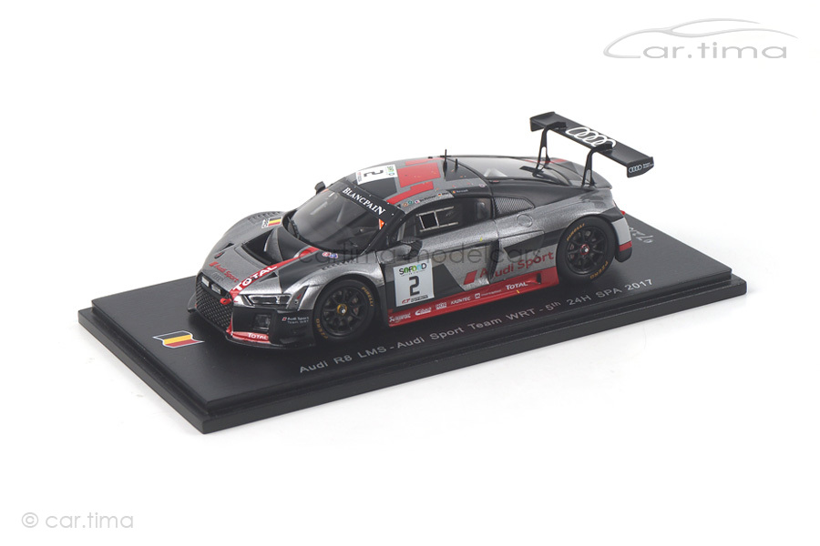 Audi R8 LMS 24h Spa 2017 de Philippi/Mies/Vervisch Spark 1:43 SB142