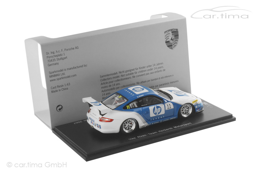 Porsche 911 (997) GT3 Cup Carrera Cup Champion 2007 Uwe Alzen Spark 1:43 SAM024