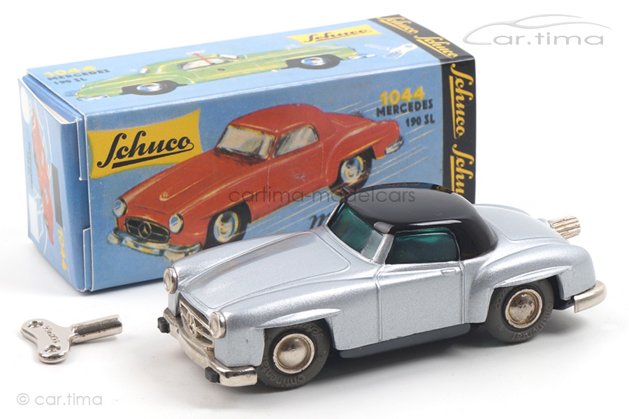 Micro Racer 1044 Mercedes Benz 190 SL silber Schuco 01471