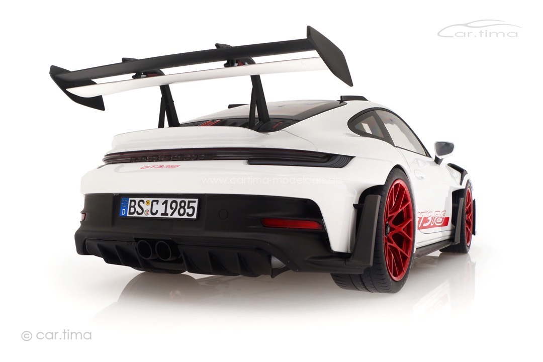 Porsche 911 (992) GT3 RS Weiß/Pyrorot Norev 1:12 127530