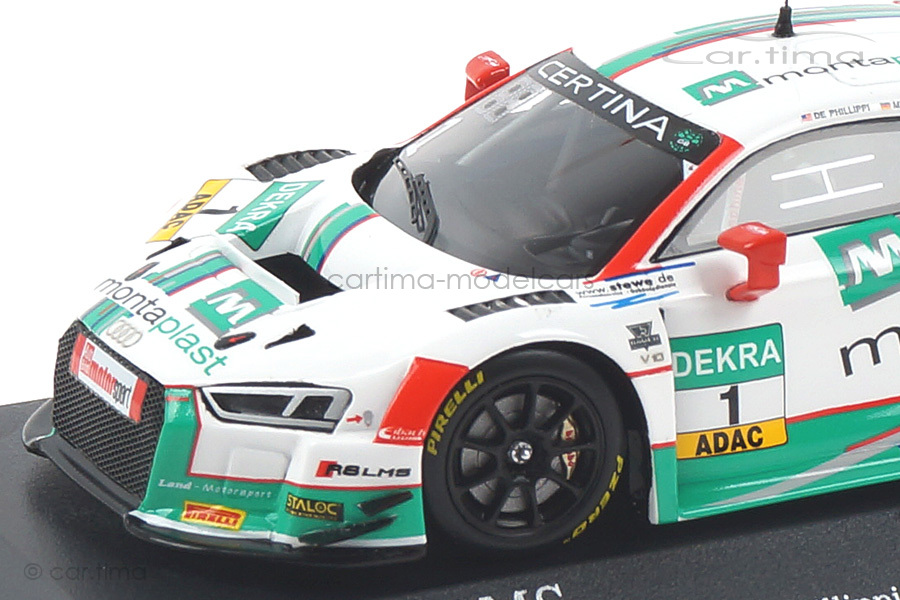 Audi R8 LMS ADAC GT Masters 2017 De Phillippi/Mies Minichamps 1:43 437171701