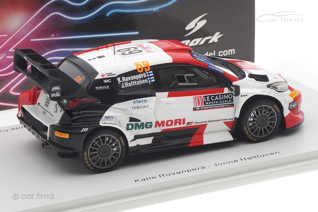 Toyota GR Yaris Rally1 Rallye Monte Carlo 2022 Katsuta/Johnston Spark 1:43 S6693