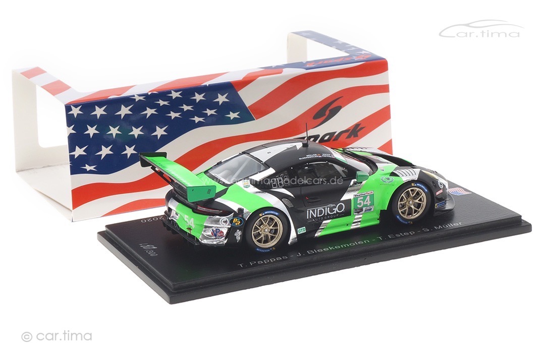 Porsche 911 GT3 R 24h Daytona 2020 Pappas/Bleekemolen/Estep/Müller Spark 1:43 US127