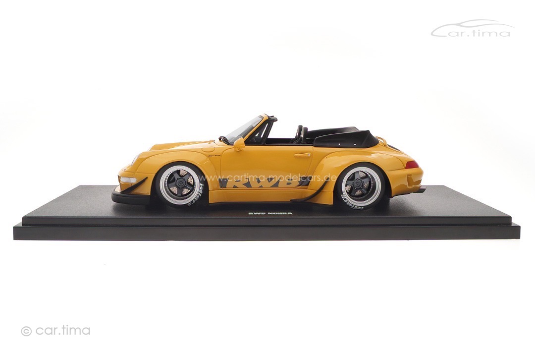 RWB Bodykit Nohra auf Basis Porsche 911 (964) gelb GT Spirit 1:18 GT450