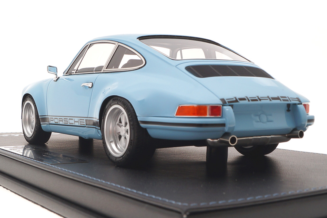 Porsche 911 S/T-Specification Gulfblau Originalsignatur Günter Steckkönig car.tima 1:18