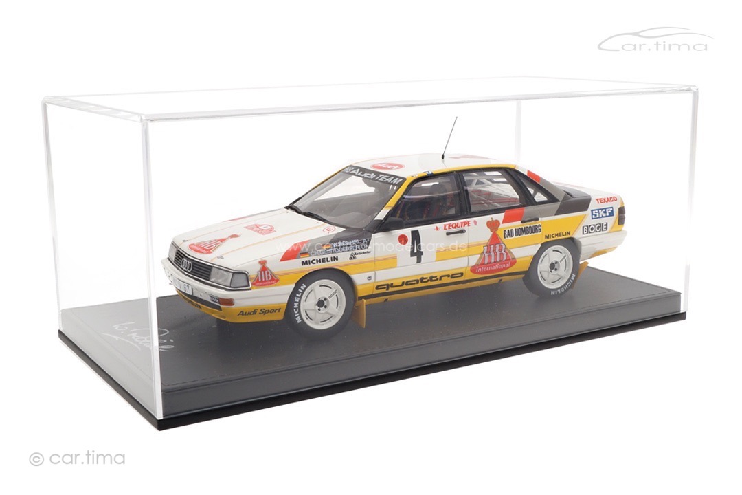 Audi 200 quattro Rallye Monte Carlo 1987 Originalsignatur Walter Röhrl 1:18 car.tima CUSTOMIZED