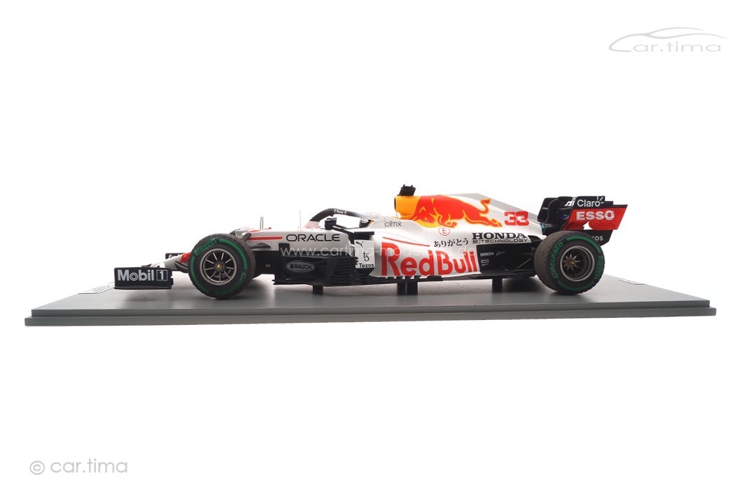 Red Bull Racing RB16B GP Türkei 2021 Max Verstappen inkl. Vitrine Spark 1:12 12S031