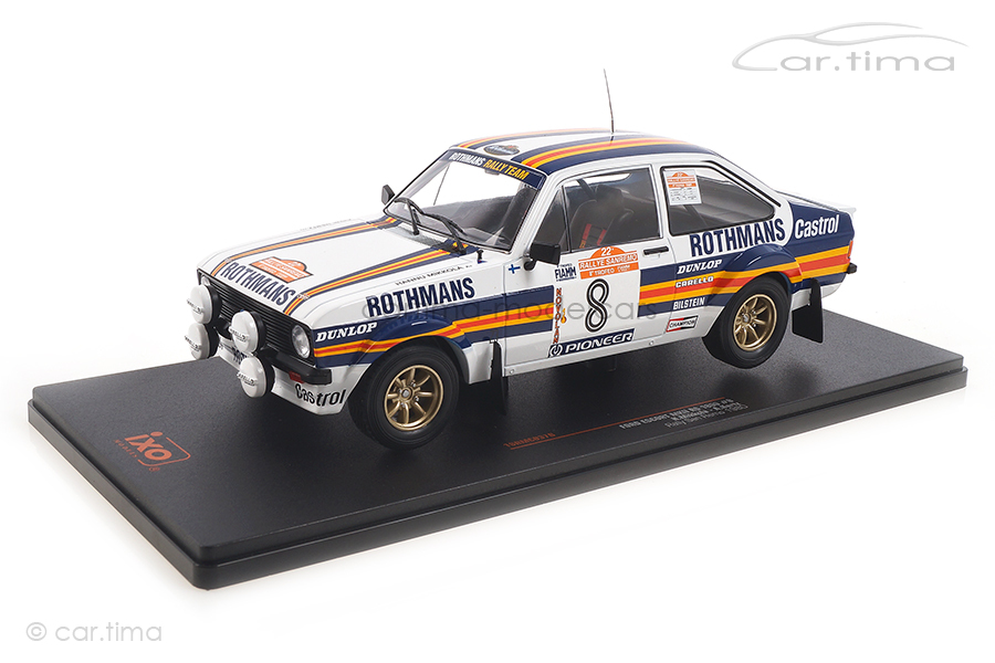 Ford Escort MK2 RS 1800 Rallye San Remo 1980 Mikkola/Hertz IXO 1:18 18RMC037B