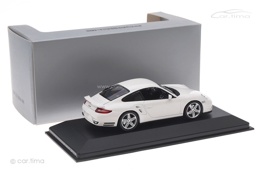 Porsche 911 (997) Turbo Carraraweiß Minichamps 1:43 WAP0205060AVKK