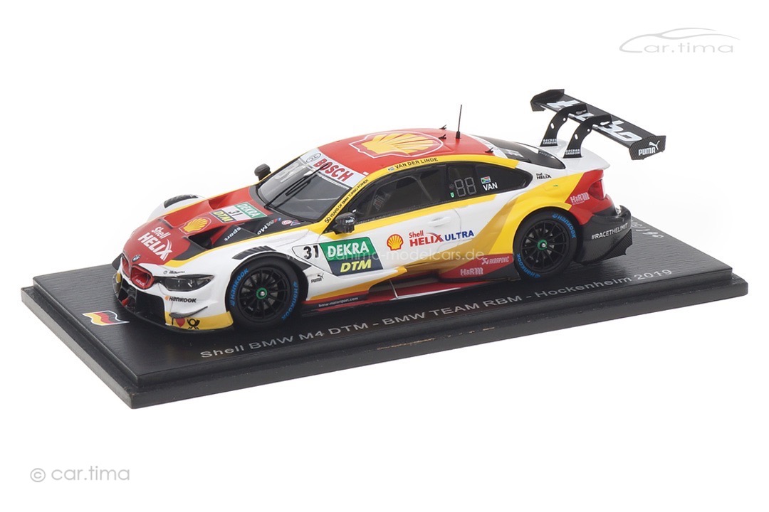 BMW M4 DTM Hockenheim 2019 Sheldon van der Linde Spark 1:43 SG640