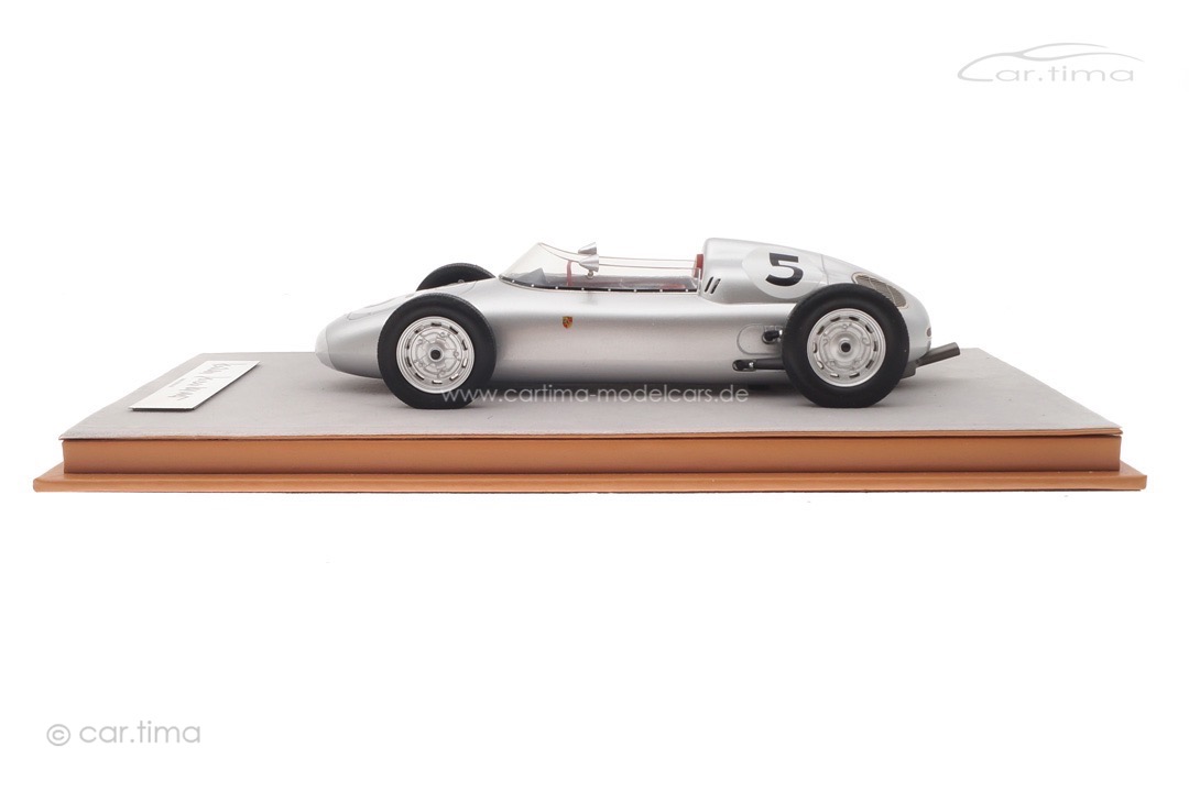 Porsche 718 F2 1960 Solitude GP Originalsignatur Hans Herrmann Tecnomodel 1:18