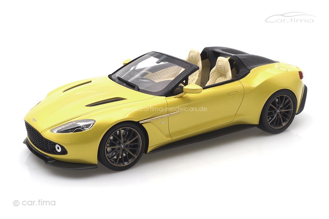 Aston Martin Vanquish Zagato Speedster Cosmopolitan Yellow TopSpeed 1:18 TS0230