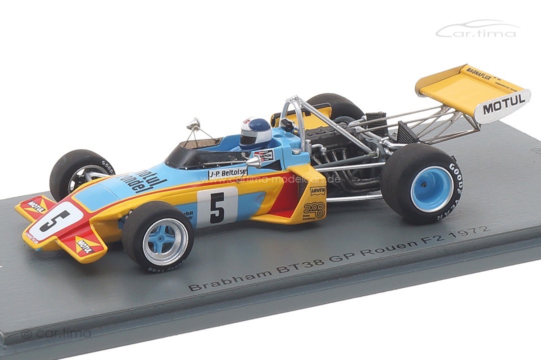 Brabham BT38 GP Rouen F2 1972 Jean-Pierre Beltoise Spark 1:43 SF242