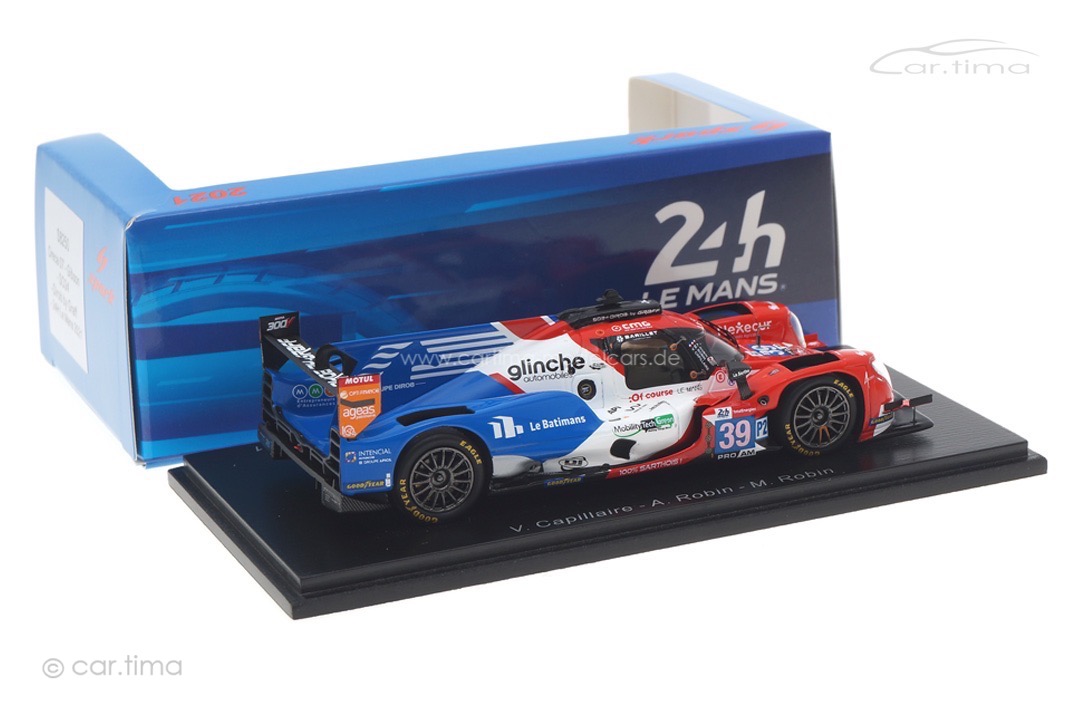 Oreca 07-Gibson 24h Le Mans 2021 Capillaire/Robin/Robin Spark 1:43 S8250