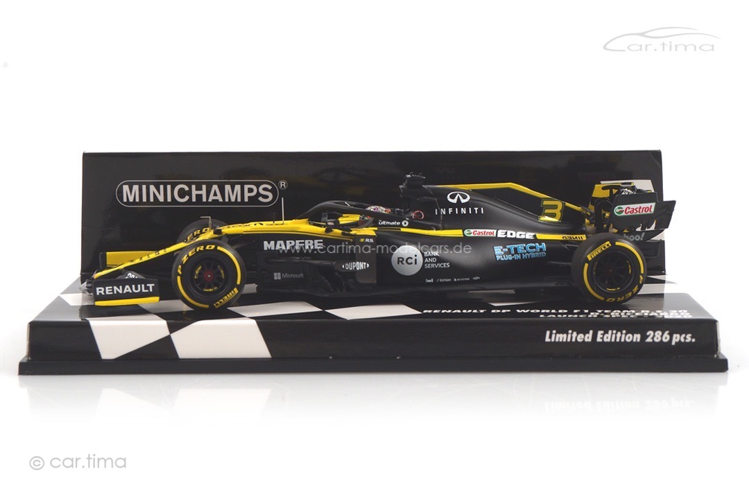 Renault R.S.20 F1 Launch Spec 2020 Daniel Ricciardo Minichamps 1:43 417200003