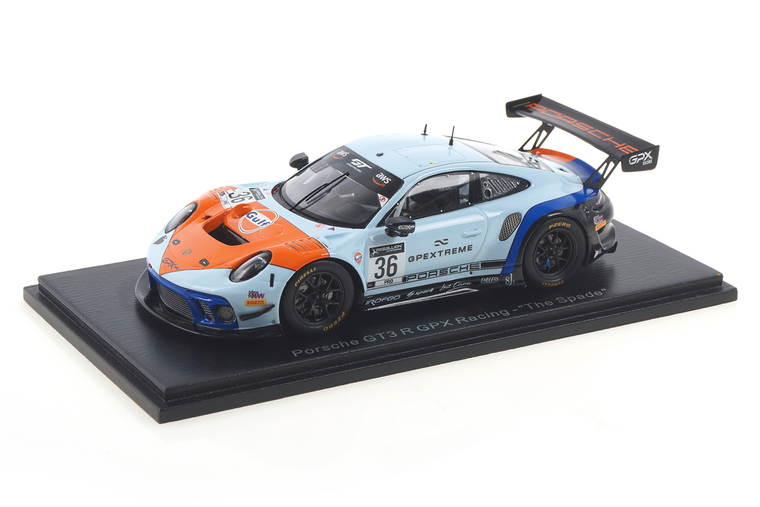 "Porsche 911 GT3 R GPX Racing ""The Spade"" Spark 1:43 SP323"