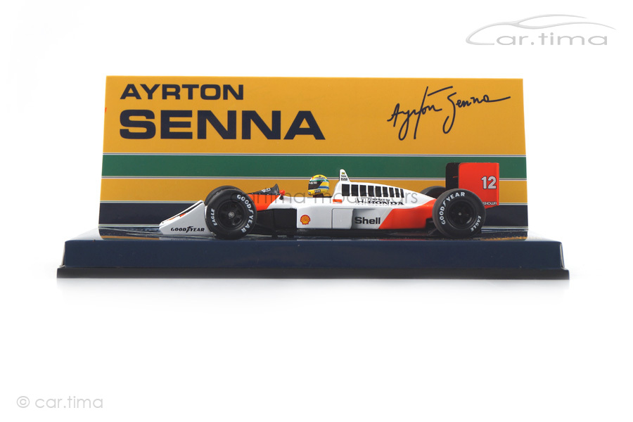 McLaren MP4/4 Honda V6 Turbo Ayrton Senna 1988 Minichamps 1:43 540884312