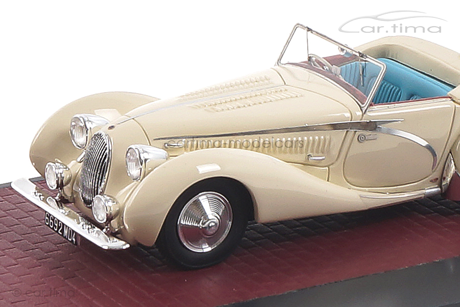 Talbot-Lago T150C Cabriolet Figoni & Falaschi 1936 weiß Matrix 1:43 MX41904-031