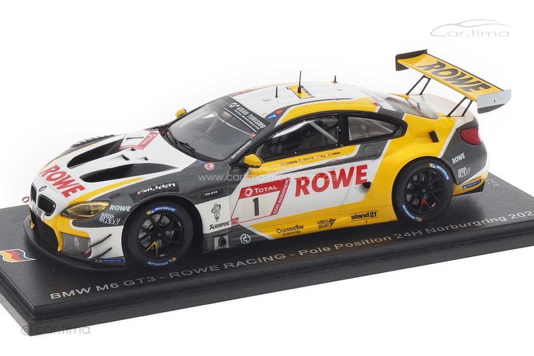 BMW M6 GT3 24h Nürburgring 2021 Catsburg/Edwards/Eng/Yelloly Spark 1:43 SG786