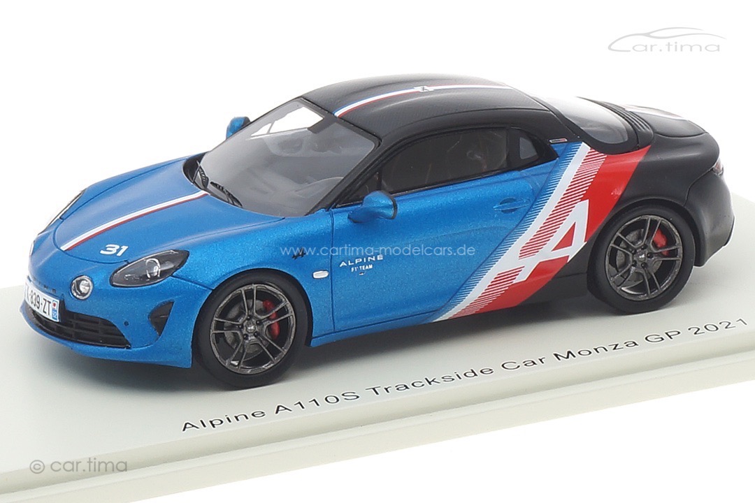 Alpine A110 Trackside GP Monza 2021 Esteban Ocon Spark 1:43 S6592