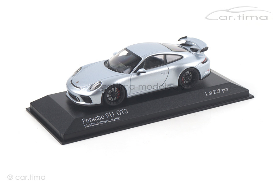 Porsche 911 (991 II) GT3 Rhodiumsilber Minichamps 1:43 413066032