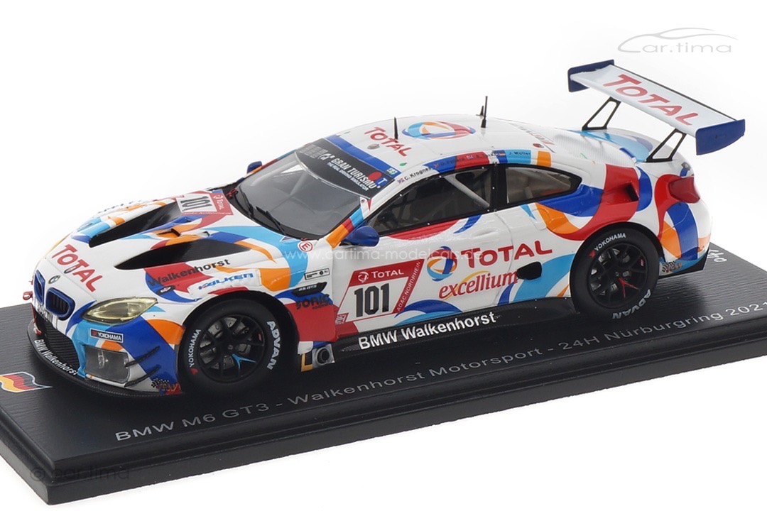 BMW M6 GT3 24h Nürburgring 2021 Krognes/Pittard/Tuck Spark 1:43 SG761