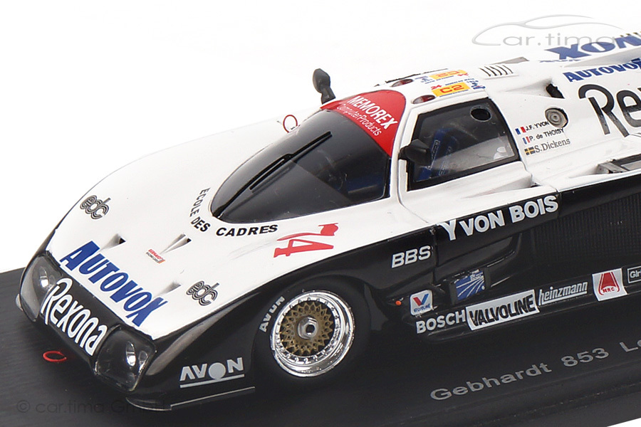 Gebhardt 853 24h Le Mans 1986 Dickens/De Thoisy/Yvon Spark 1:43 S4096