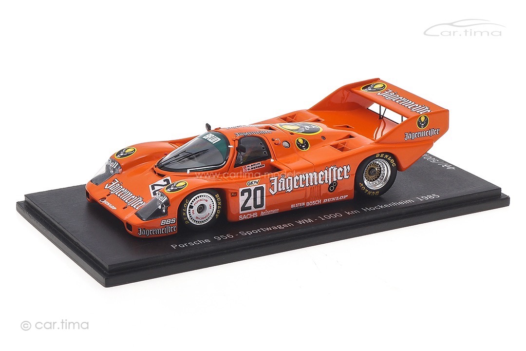 Porsche 956 Sportwagen WM 1000 km Hockenheim 1985 Berger/Brun Spark 1:43 CAP04311023