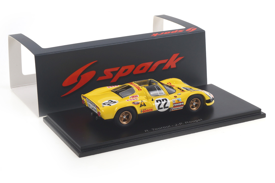 Porsche 910 24h Le Mans 1973 Touroul/Rouget Spark 1:43 S4687
