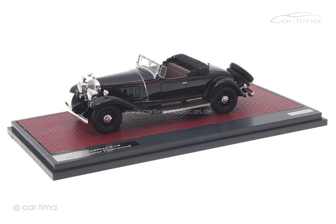 Cadillac V-16 452 Roadster Fleetwood 1930 blau offen Matrix 1:43 MX20301-451