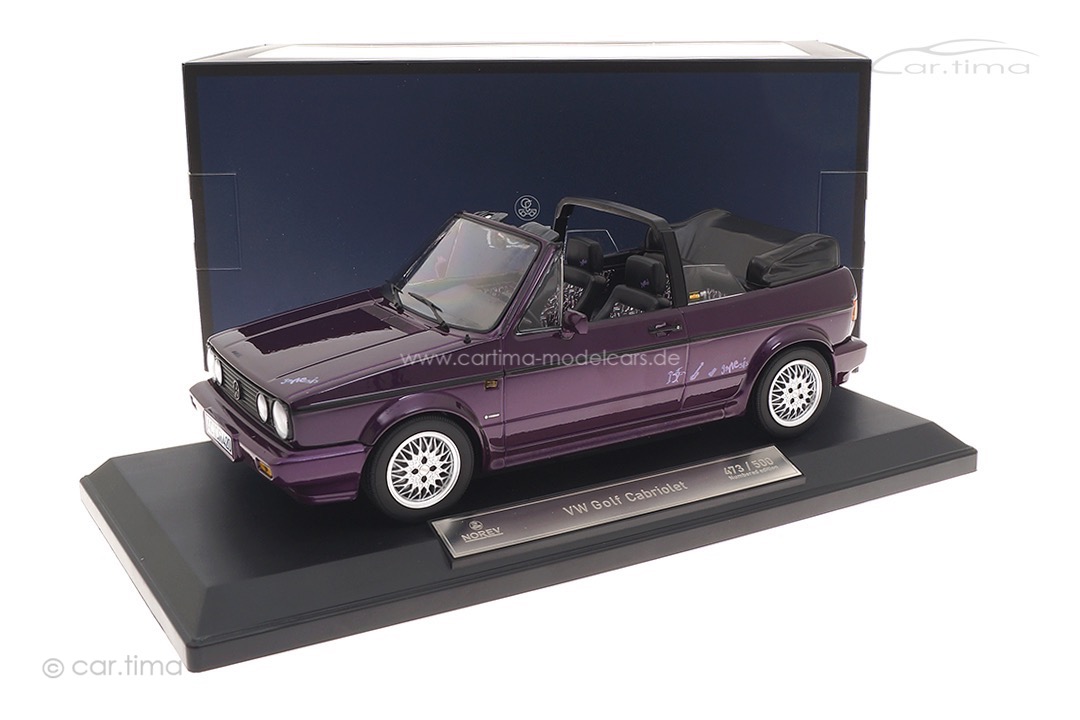 VW Golf 1 Cabriolet Genesis Violett met. Norev 1:18 188567