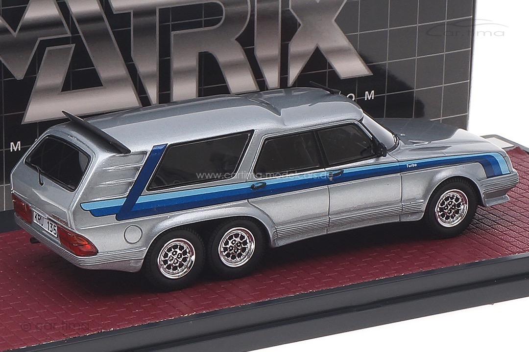 Saab 906 Turbo Concept 1984 silber Matrix 1:43 MX41801-042