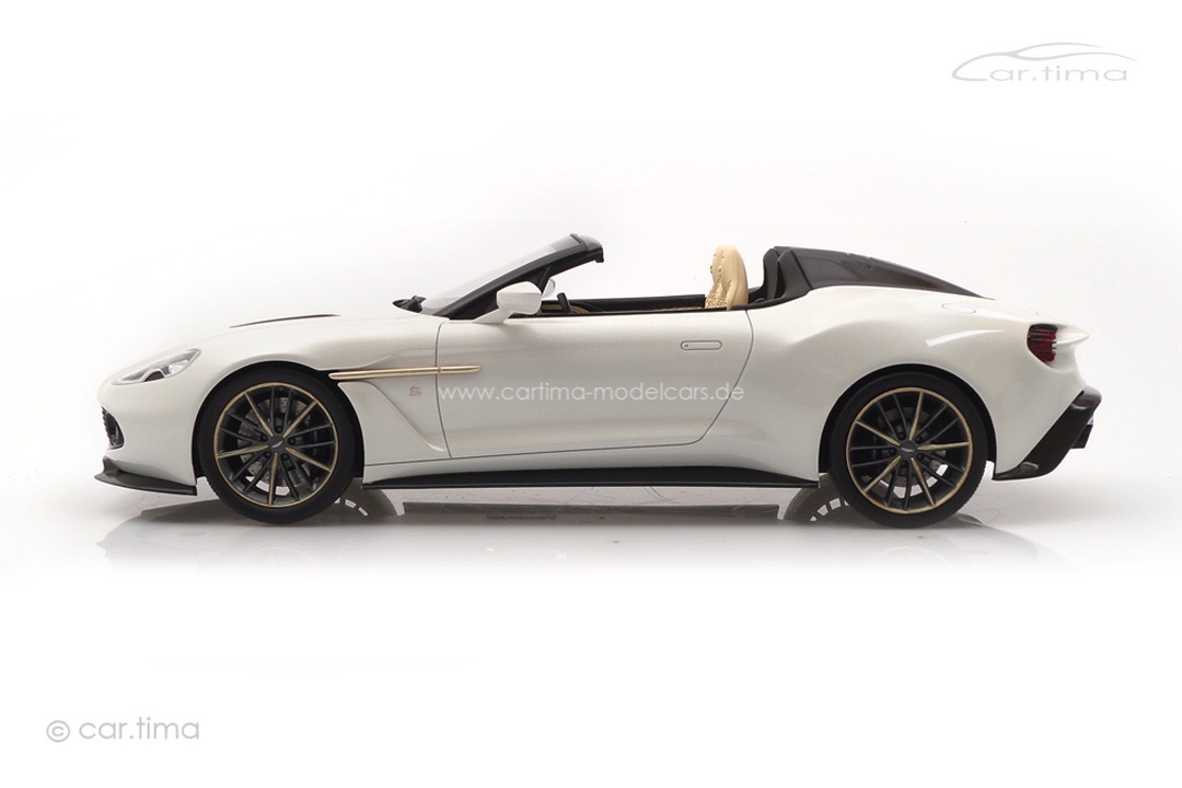 Aston Martin Vanquish Zagato Speedster Escaping White TopSpeed 1:18 TS0229