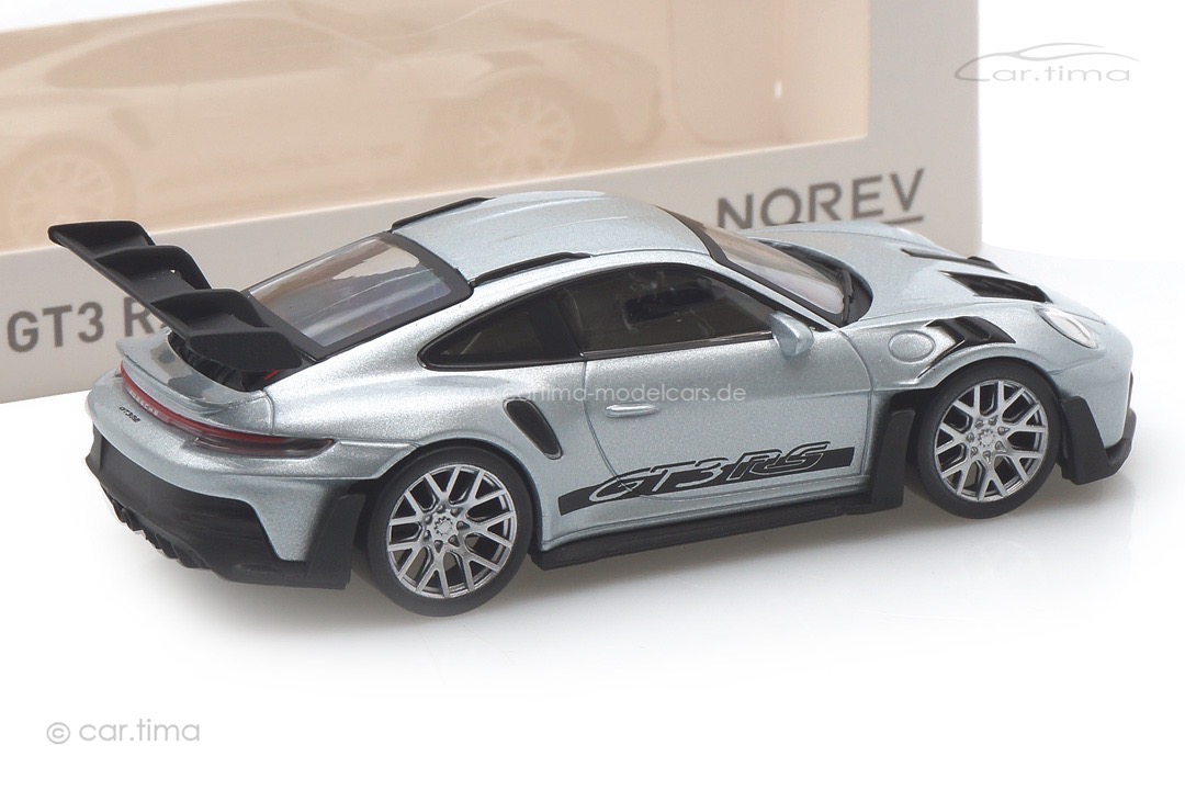 Porsche 911 (992) GT3 RS silber/Dekor schwarz Norev 1:43 750046