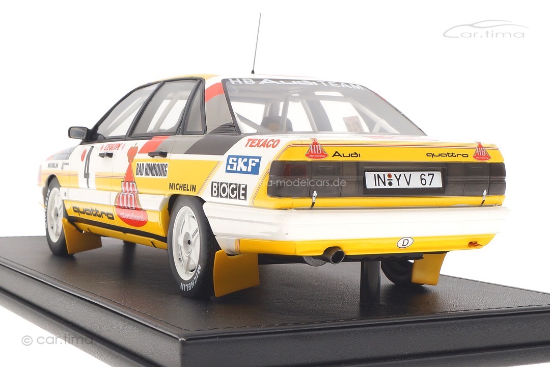 Audi 200 quattro Rallye Monte Carlo 1987 Originalsignatur Walter Röhrl 1:18 car.tima CUSTOMIZED