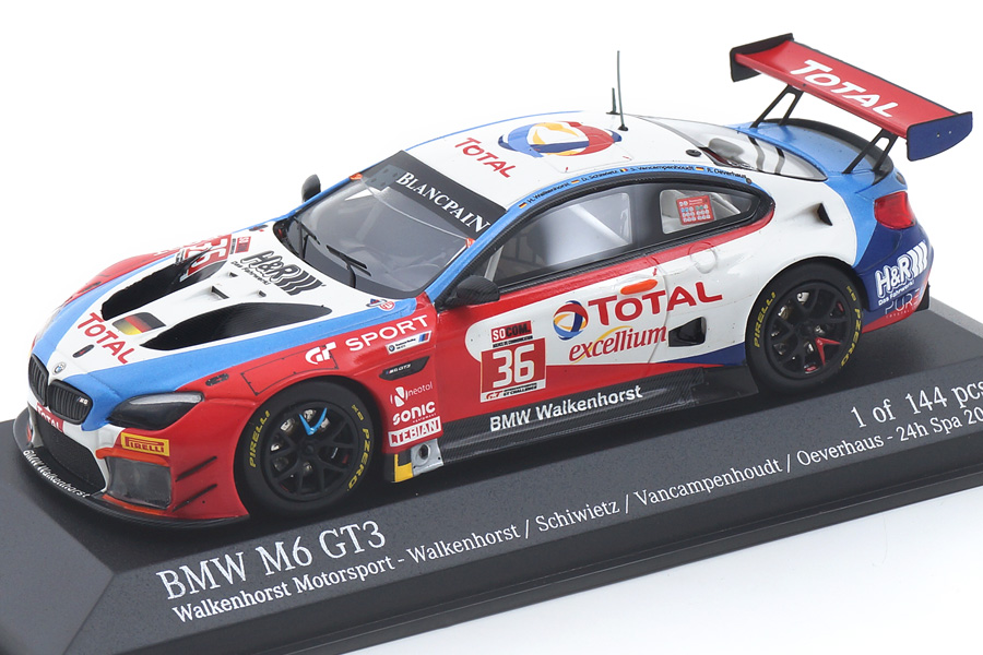 BMW M6 GT3 24h Spa 2017 Walkenhorst/Schwietz Minichamps 1:43 437172636