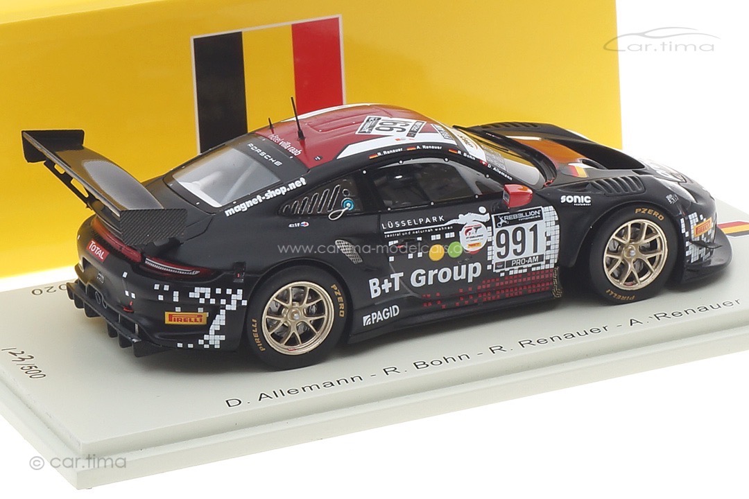 Porsche 911 GT3 R 24h Spa 2020 Allemann/Bohn/Renauer Spark 1:43 SB395