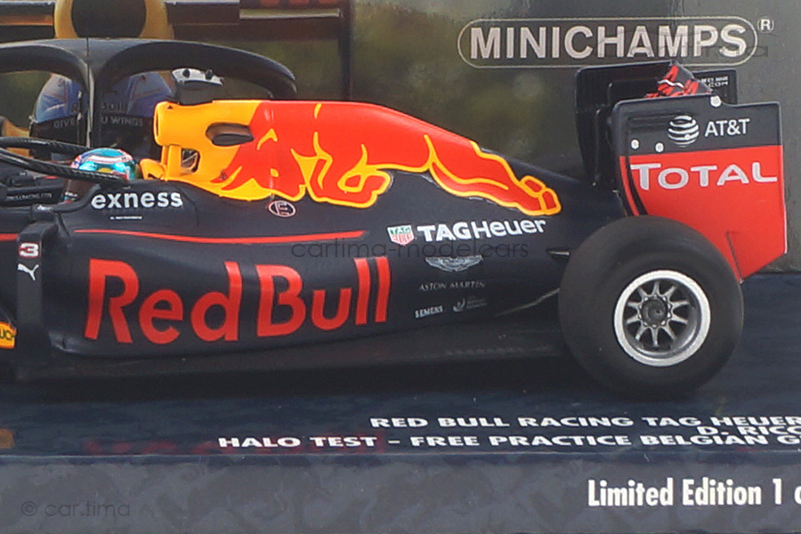 Red Bull RB12 Halo Test Belgian GP 2016 Ricciardo Minichamps 1:43 417160903