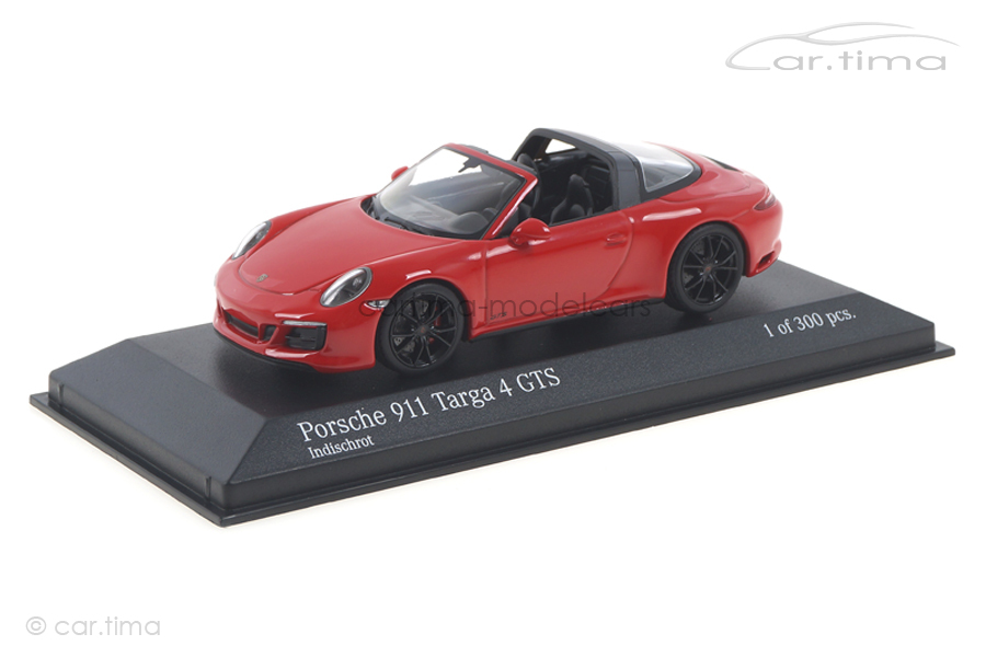 Porsche 911 (991 II) Targa 4 GTS Indischrot Minichamps 1:43 410067340