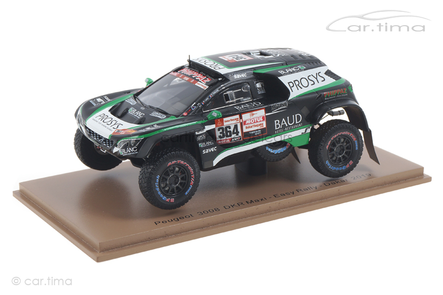 Peugeot 3008 DKR Maxi Dakar Rally 2019 Lafay/Delaunay Spark 1:43 S5630