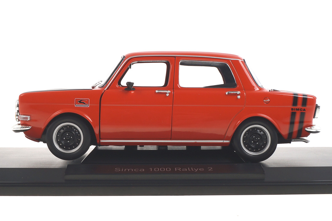 Simca 1000 Rallye 2 1971 Sarde Red Norev 1:18 185700