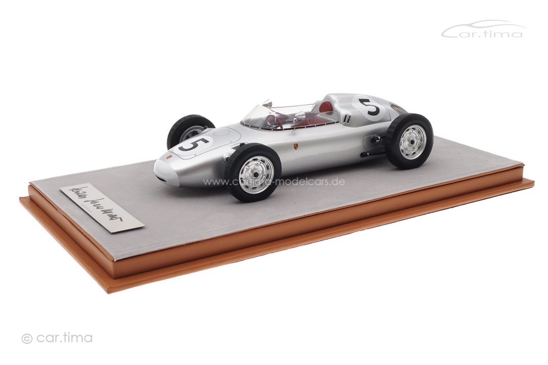 Porsche 718 F2 1960 Solitude GP Originalsignatur Hans Herrmann Tecnomodel 1:18