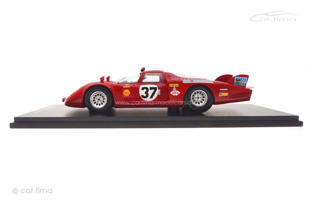 Alfa Romeo 33/2 24h Le Mans 1968 Pilette/Slotemaker Spark 1:18 18S512