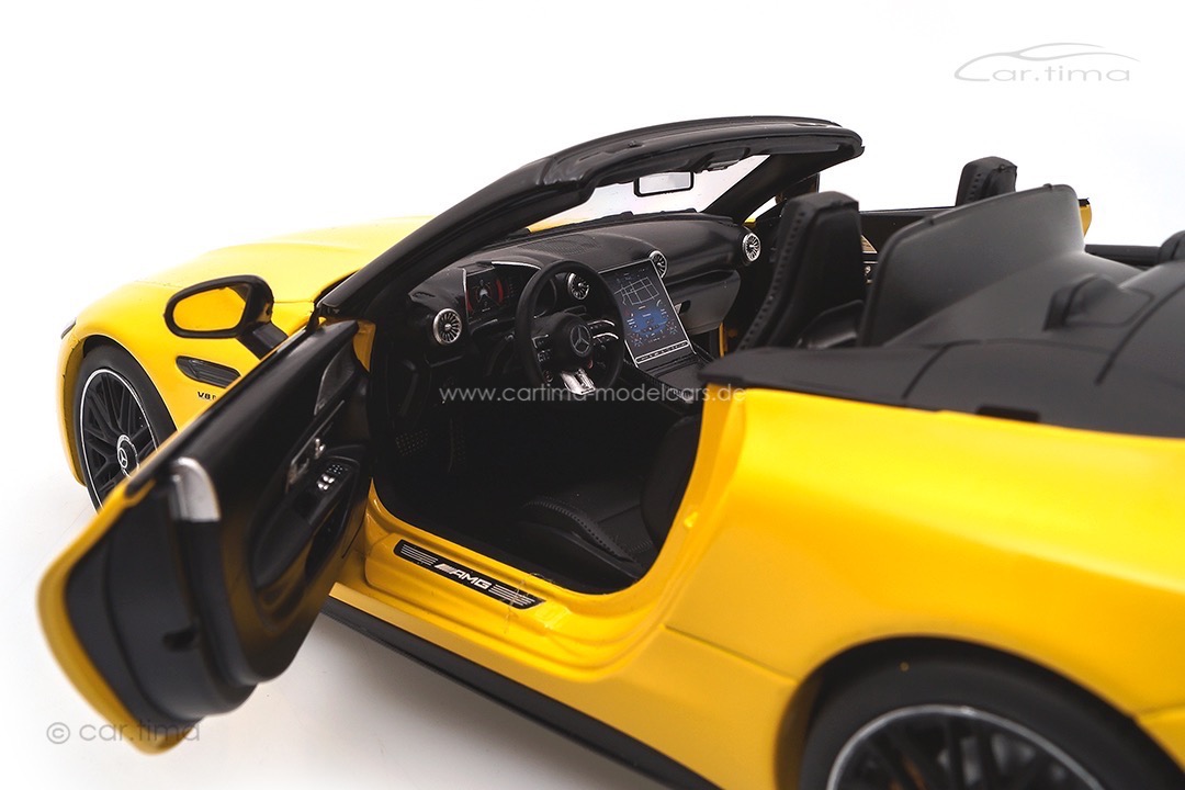 Mercedes-Benz AMG SL 63 4Matic (R232) Sonnen Gelb iScale 1:18 180052