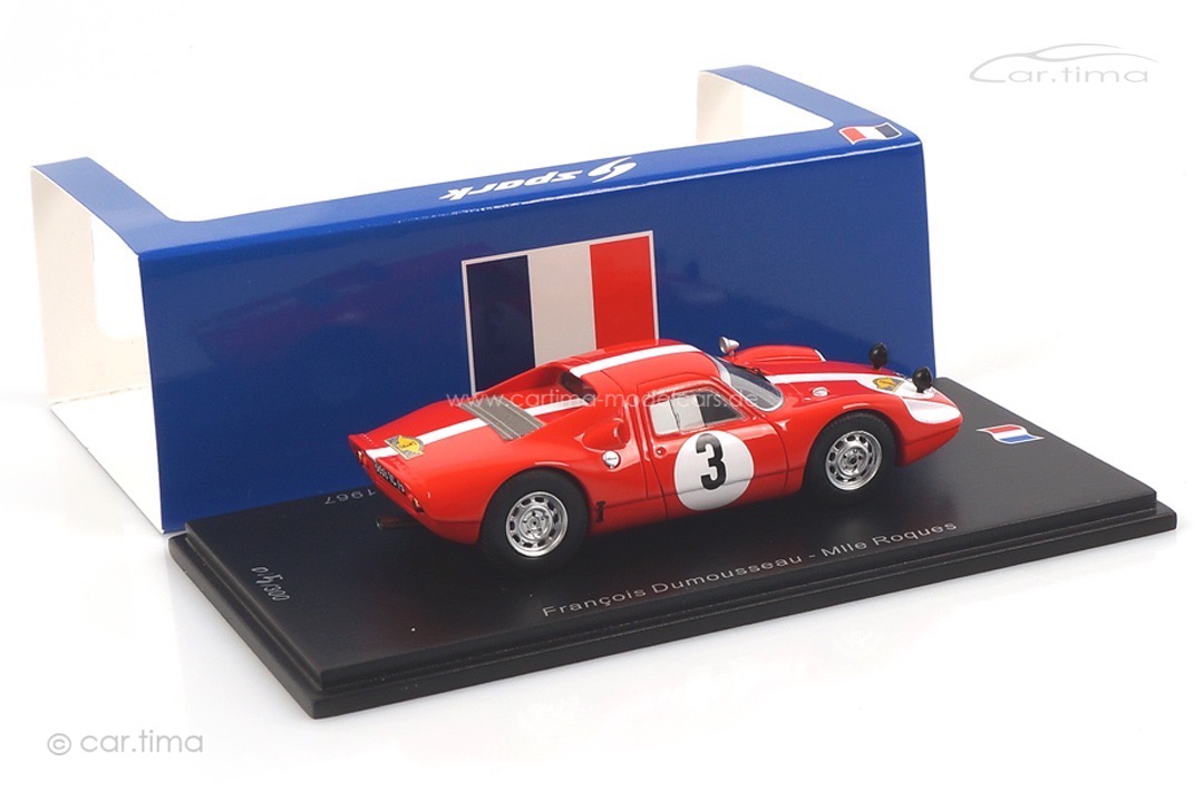 Porsche 904 GTS Rallye des Routes du Nord 1966 Dumousseau/Roques Spark 1:43 SF165