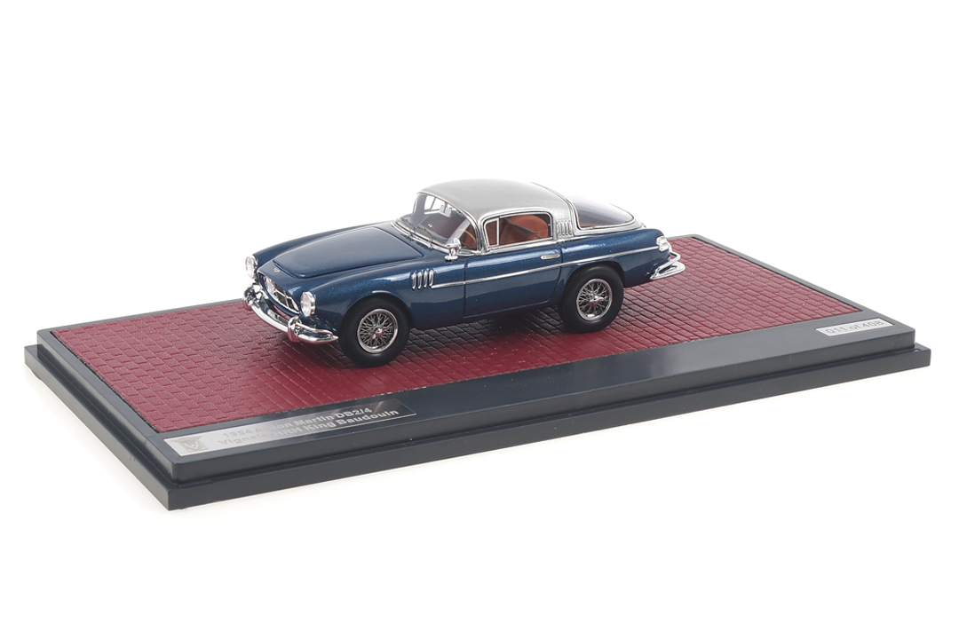 Aston Martin DB2/4 Vignale HRH King Baudouin blau/silber Matrix 1:43 MX50108-141