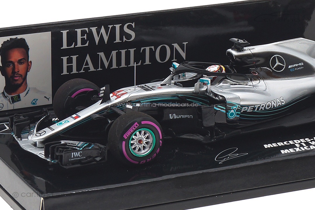 Mercedes AMG Petronas Mexico GP World Champion 2018 Hamilton Minichamps 1:43 417181944