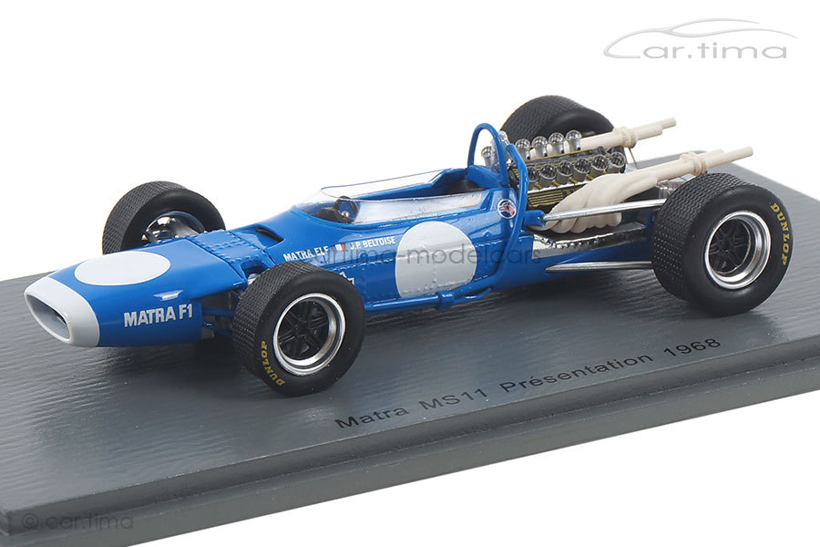 Matra MS11 Presentation 1968 Jean-Pierre Beltoise Spark 1:43 S7184