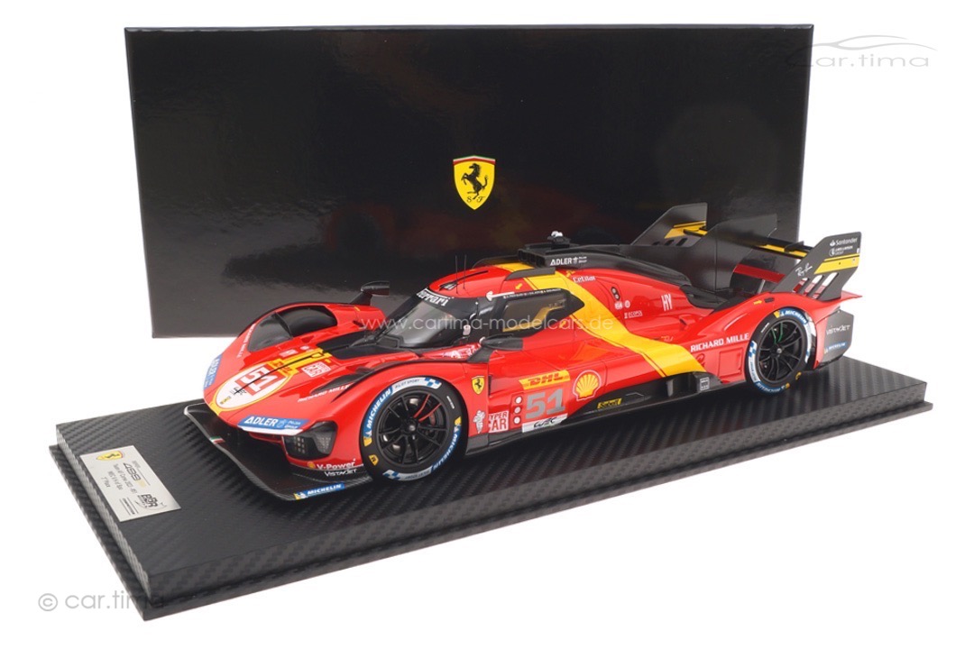 Ferrari 499P WEC 6 hrs. Spa 2023 Calado/Giovinazzi/Pier Guidi BBR 1:18 CS18004